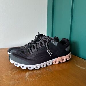 OnCloud Cloudflow Women’s Rock Rose Lace-up Athletic Sneaker